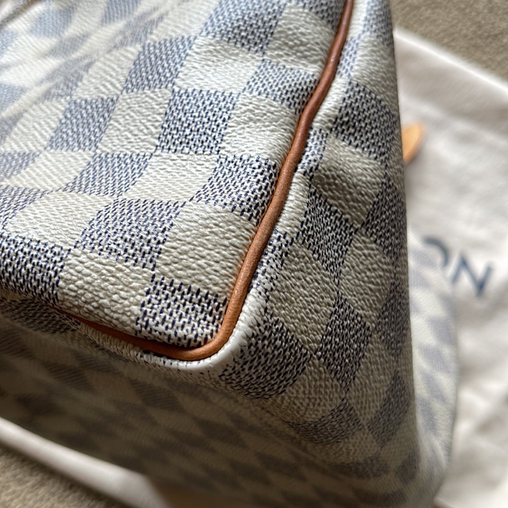 Louis Vuitton Authentic Damier Azur Speedy 25 - Picture 15 of 16